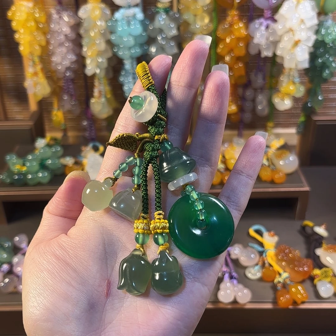 玛瑙/玉髓未镶嵌车挂