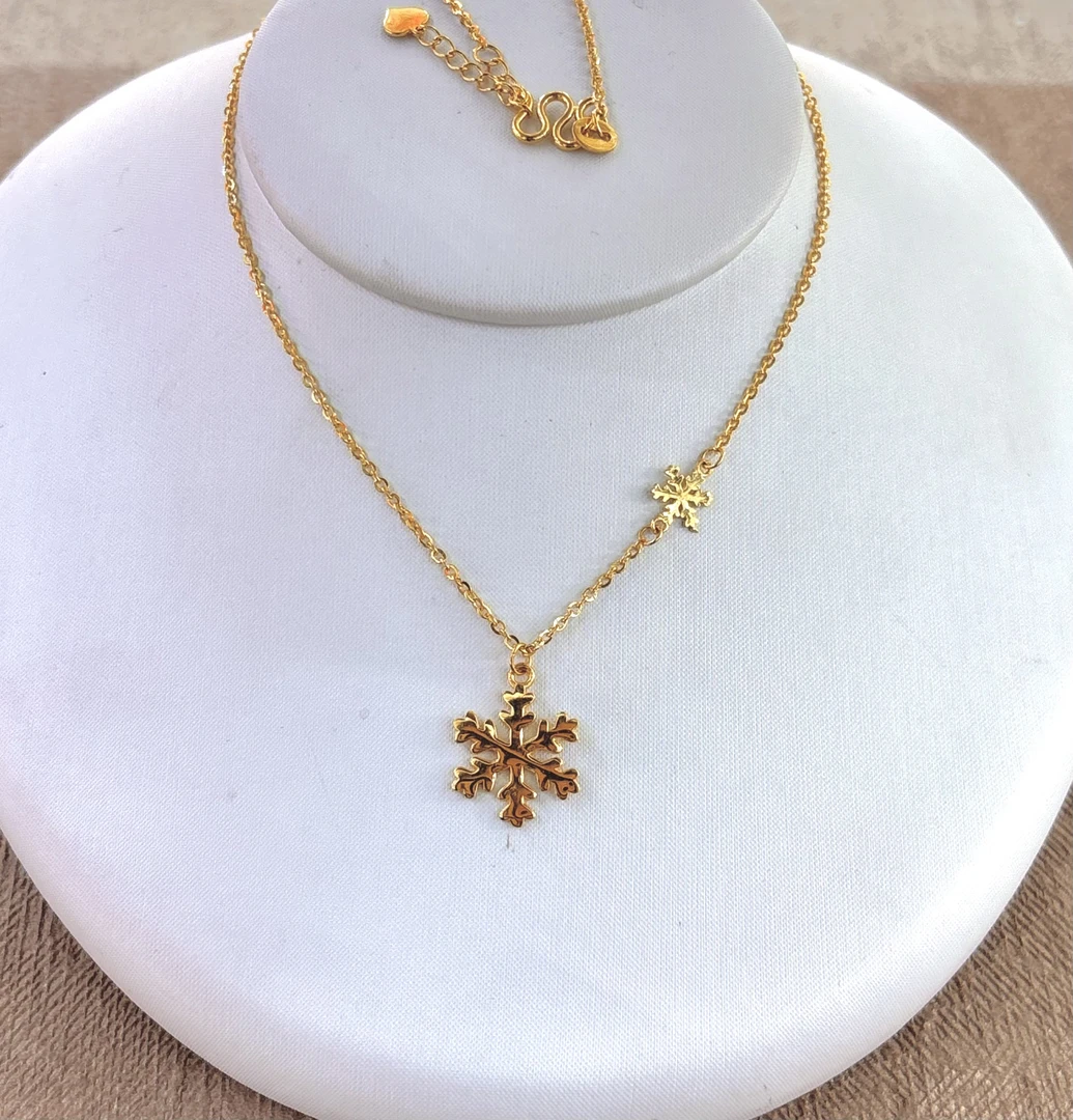 2足金5G雪花套链5.15g