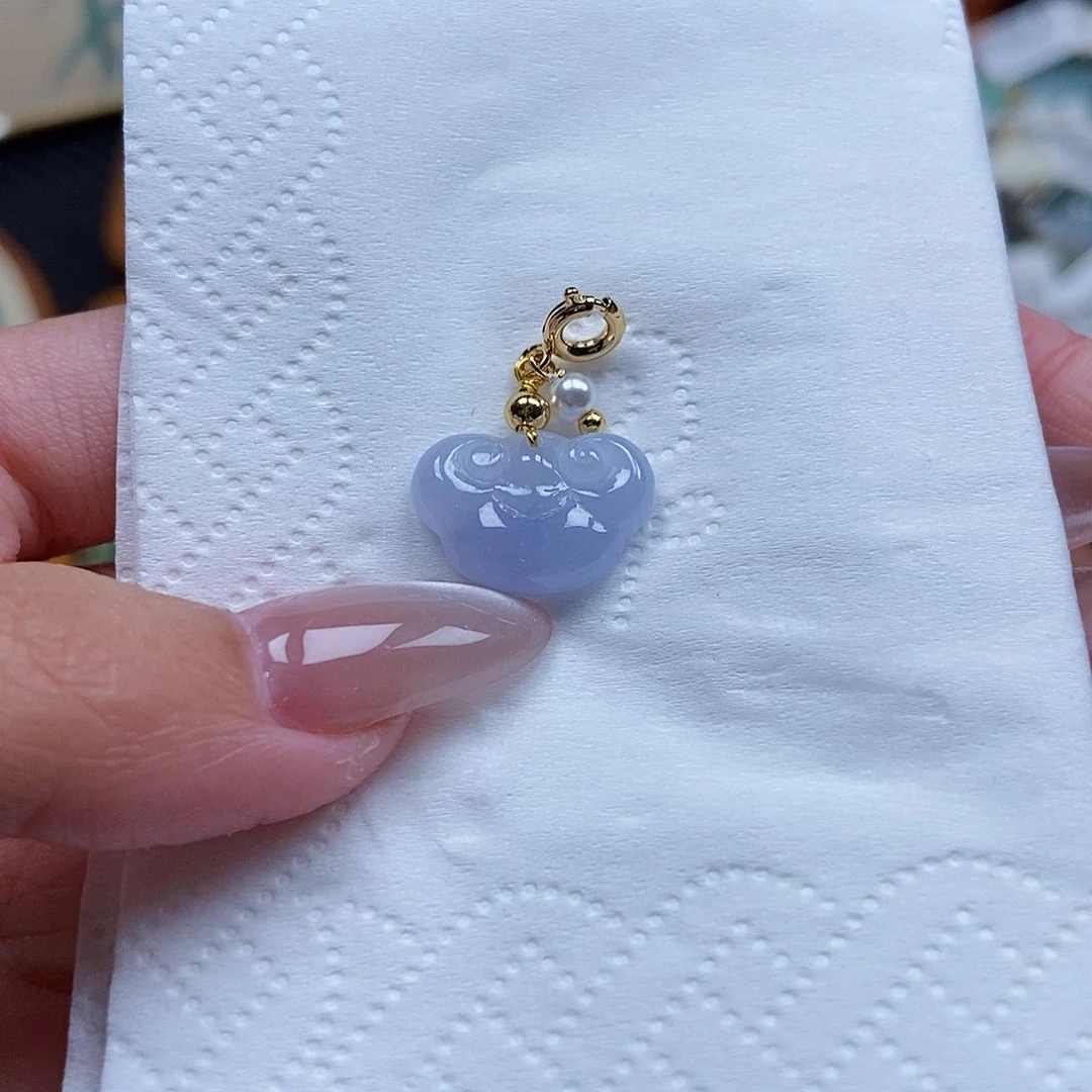 未镶嵌挂件翡翠闪