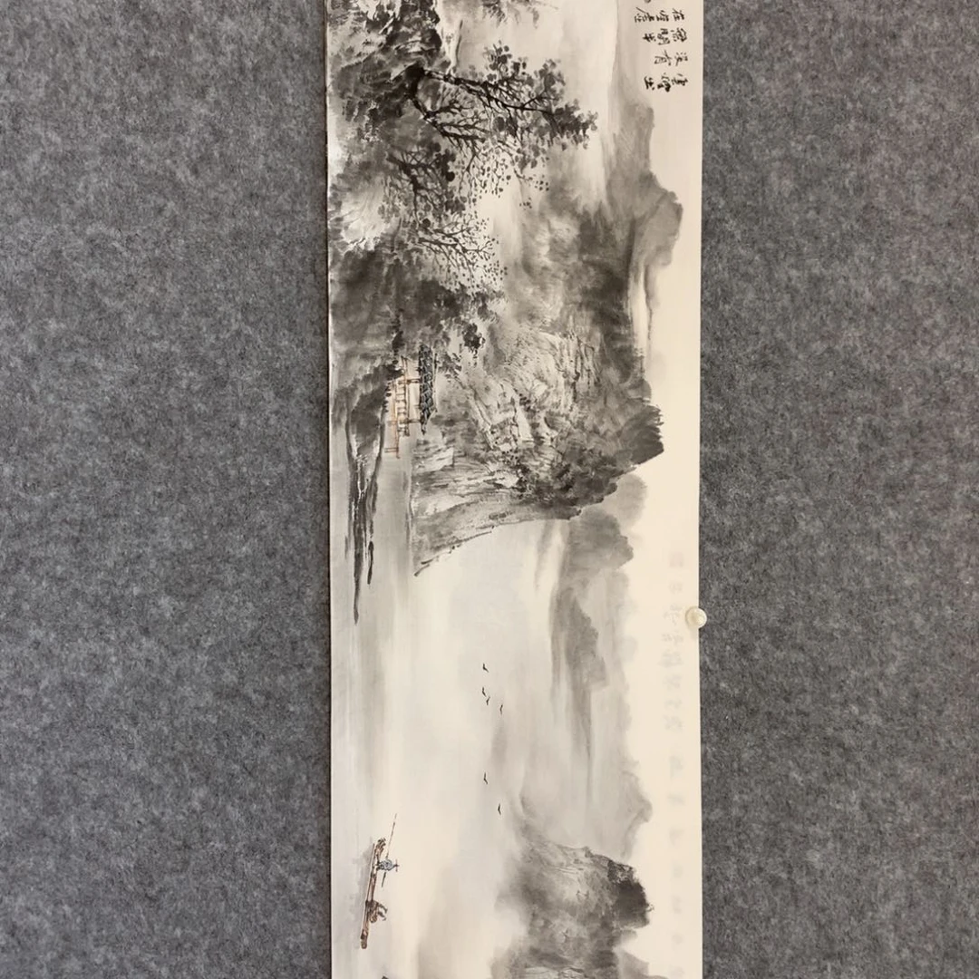 国画山水作品写意