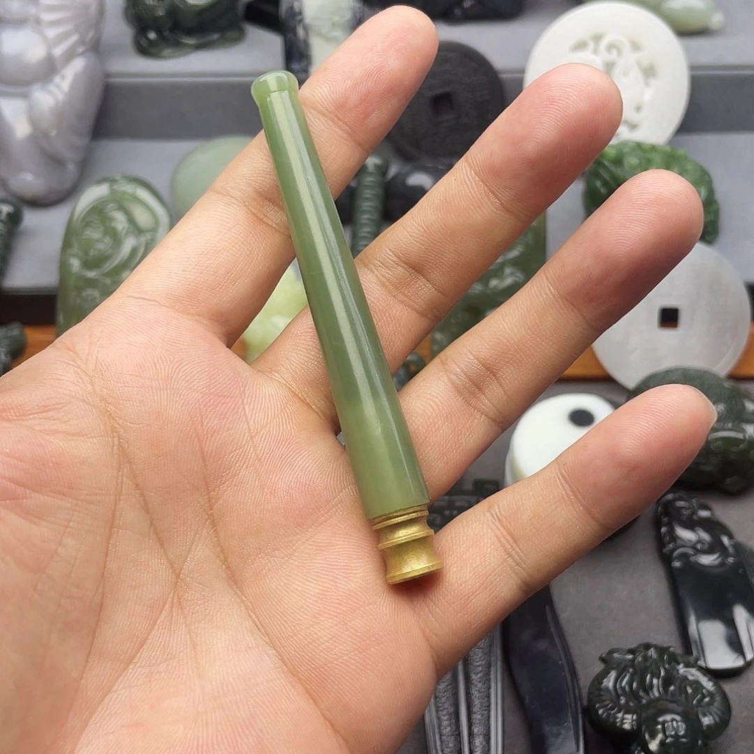 笛***子和田玉未镶嵌颈饰