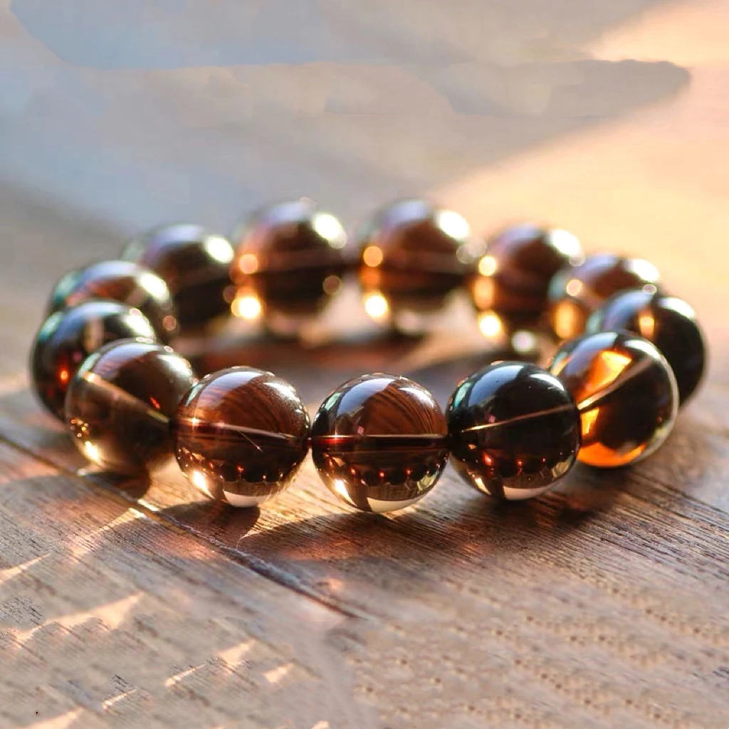 2026-东海水晶村天然茶水晶手链(多样发货只发一条)