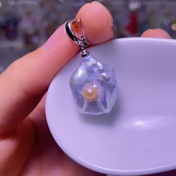 淡水珍珠颈饰合金11