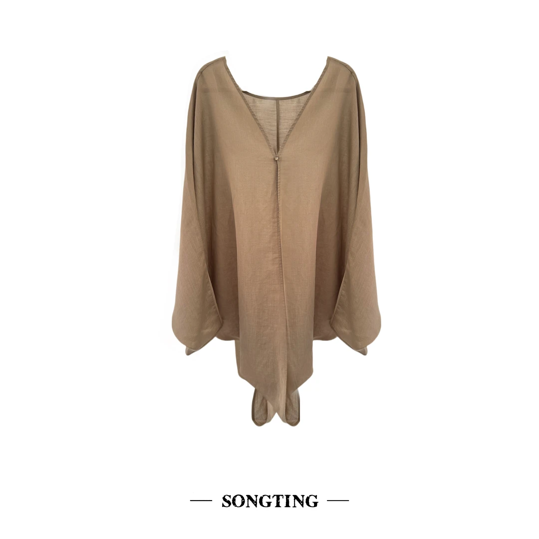 SONG TING｜天丝薄感透气解构设计罩衫