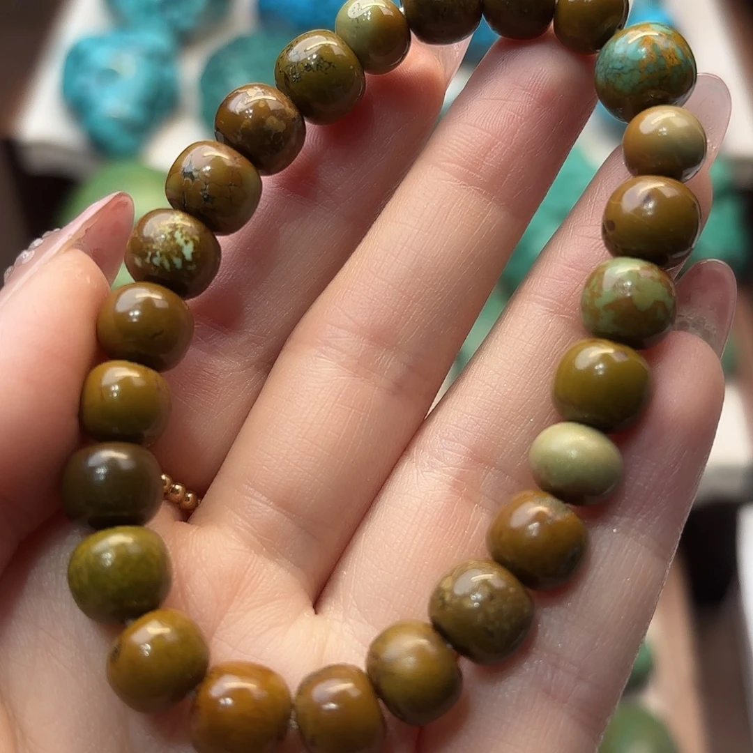 绿松石未镶嵌手串