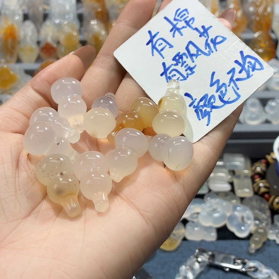 玛瑙/玉髓未镶嵌吊坠(不含链)