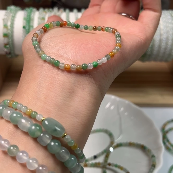 翡翠未镶嵌手链翡翠