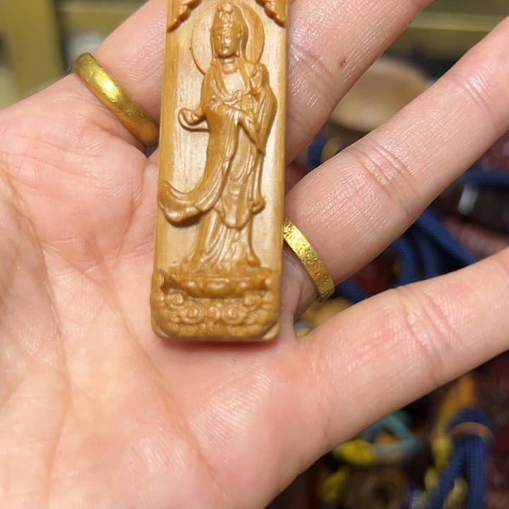 维腊木（绿檀）无事牌