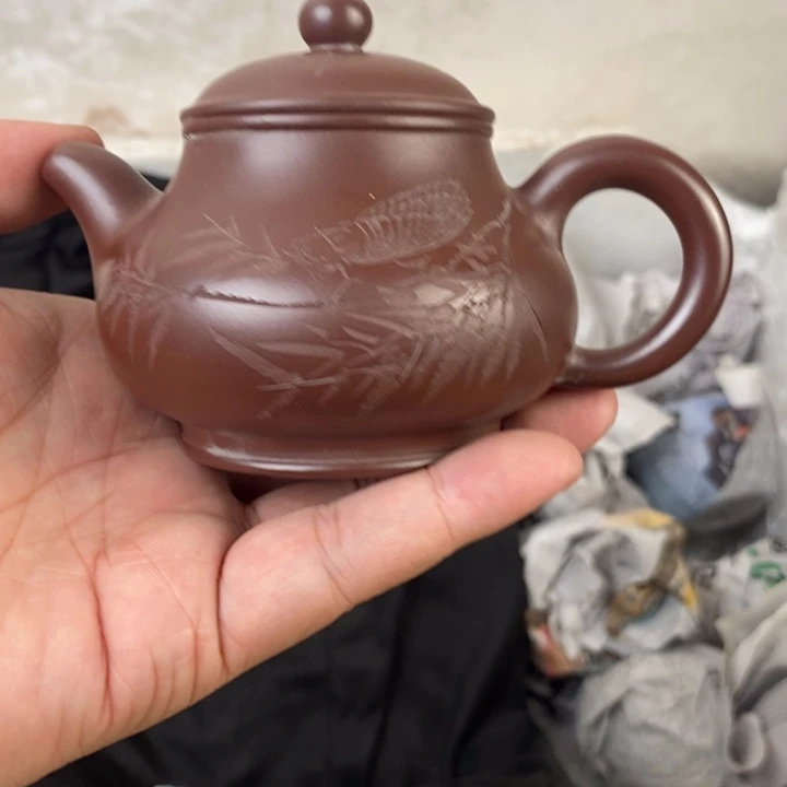茶壶紫砂宜兴原矿手工紫砂壶qq