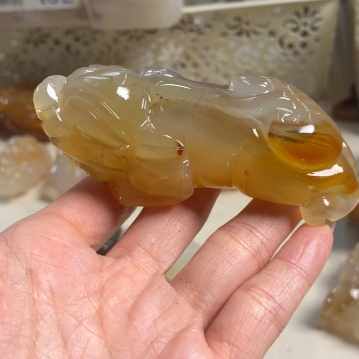 玛瑙/玉髓未镶嵌吊坠(不含链)