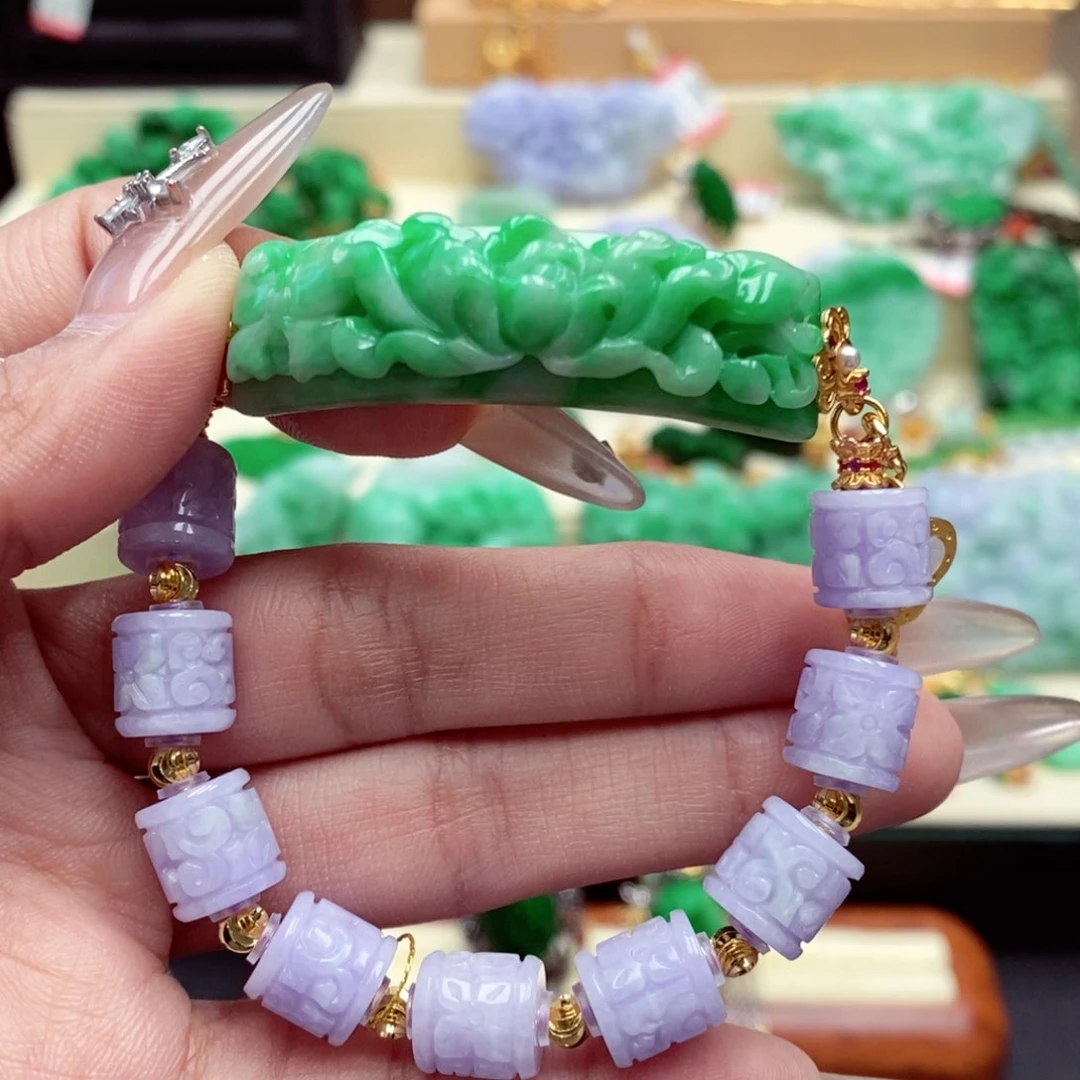 未镶嵌手串翡翠翡翠手串