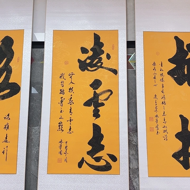 书法凌云壮志作品