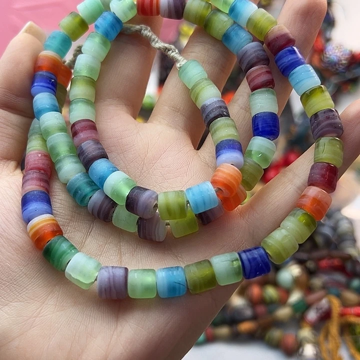 琉璃毛衣链尼泊尔琉璃