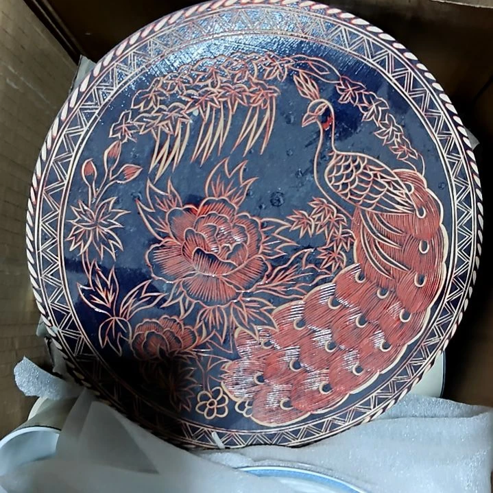瓷片花****7盘子碗茶壶啥都有