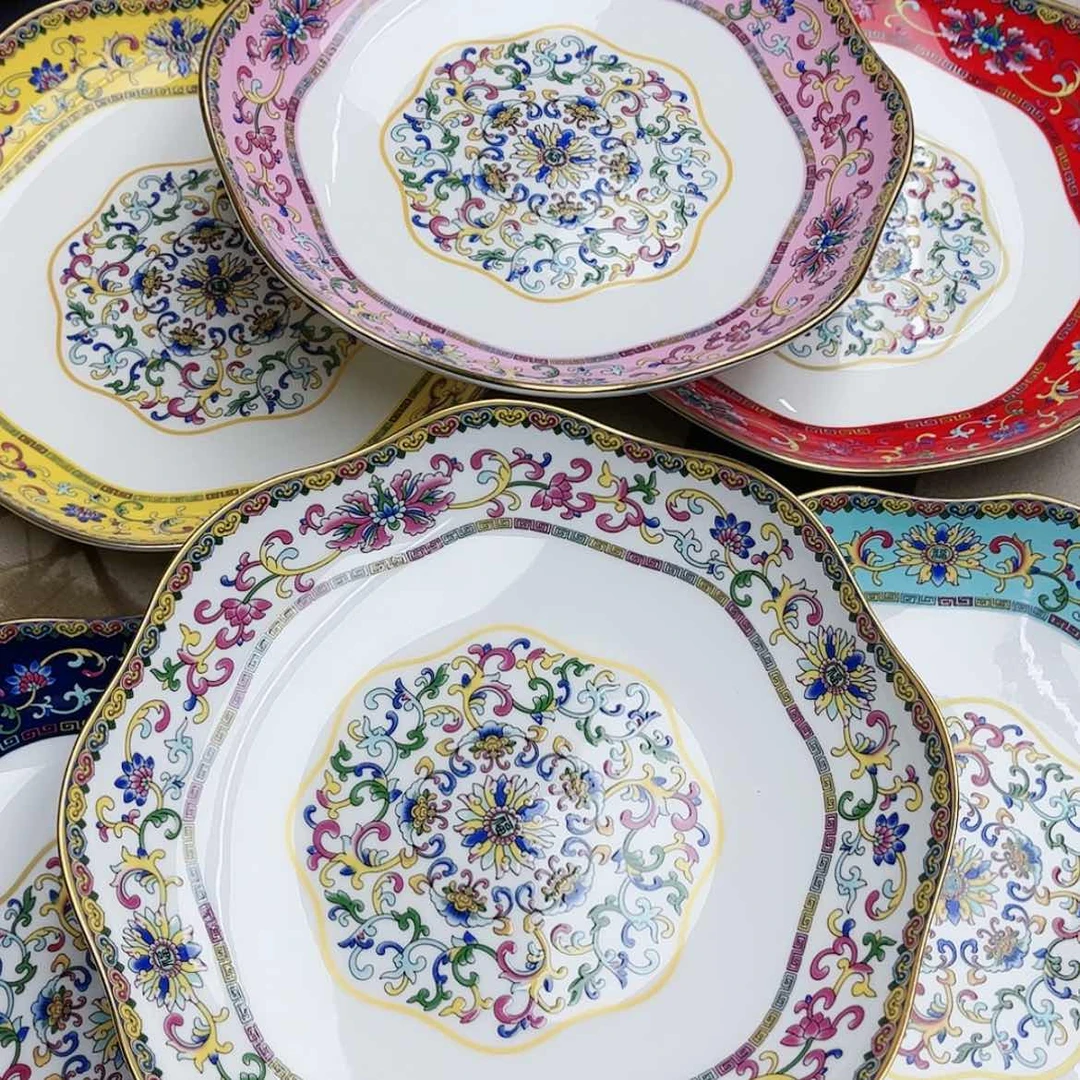 【闪购商品】珐琅8寸6个………………