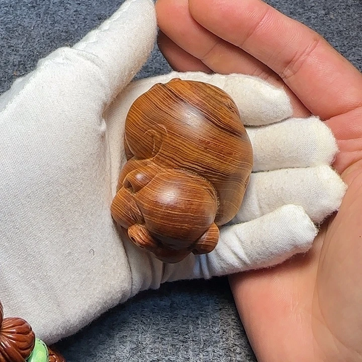 柏木（崖柏）全陈化老料把件