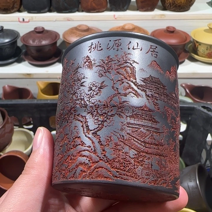 茶杯紫砂全手工紫砂