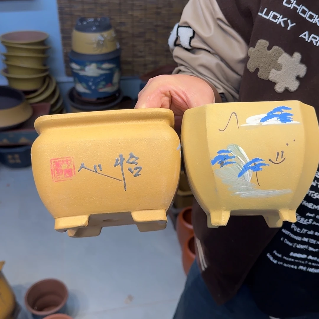 花盆紫砂瑕疵和瑕疵