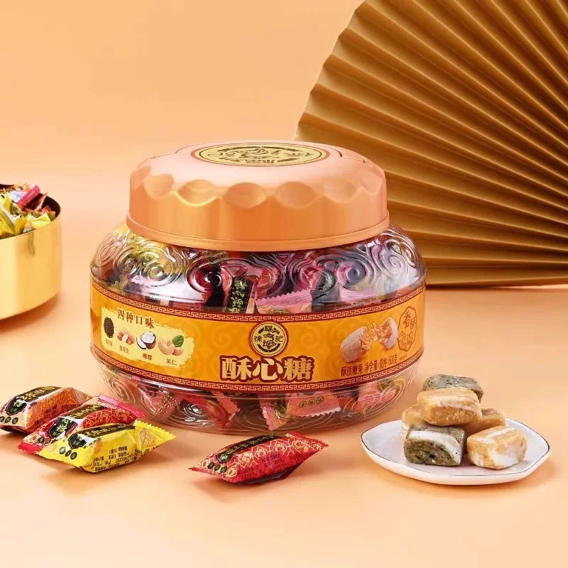 24年10月产徐福记酥心糖桶600g混合口味喜糖年货过年糖送礼零食