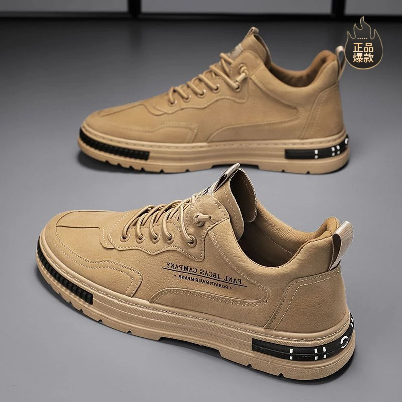 断码男鞋春季透气厨房工作上班防滑防水耐磨劳保潮鞋男士黑色休闲