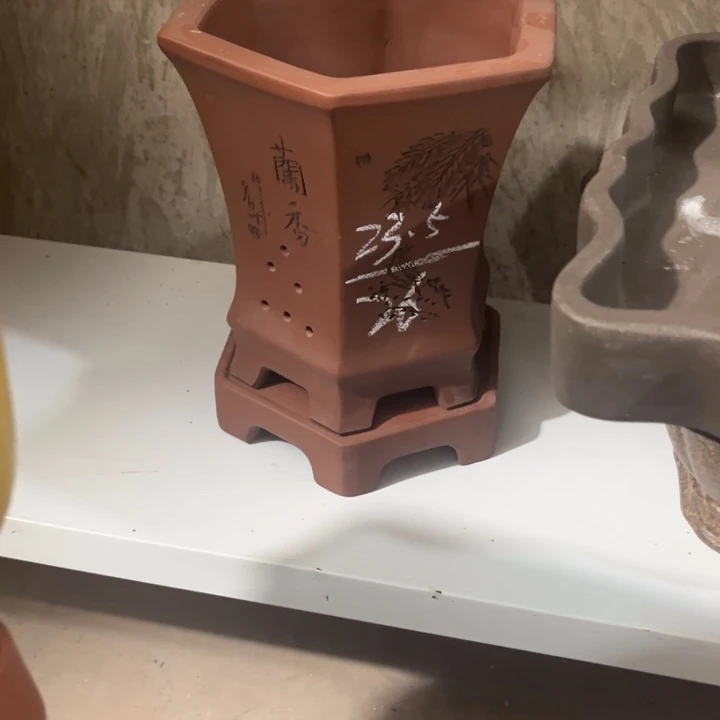 紫砂花盆紫砂花盆