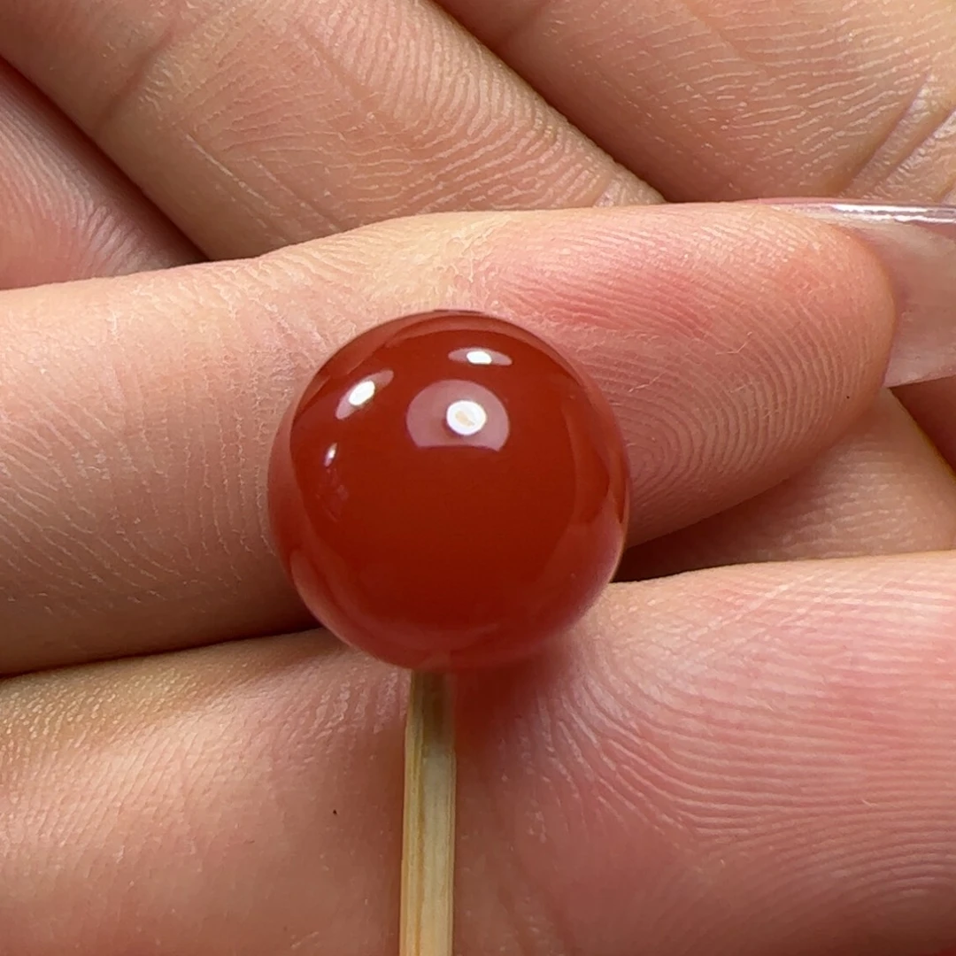 南红玛瑙珠子未镶嵌龙