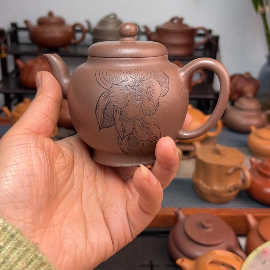 紫砂茶壶厨***手手工制作