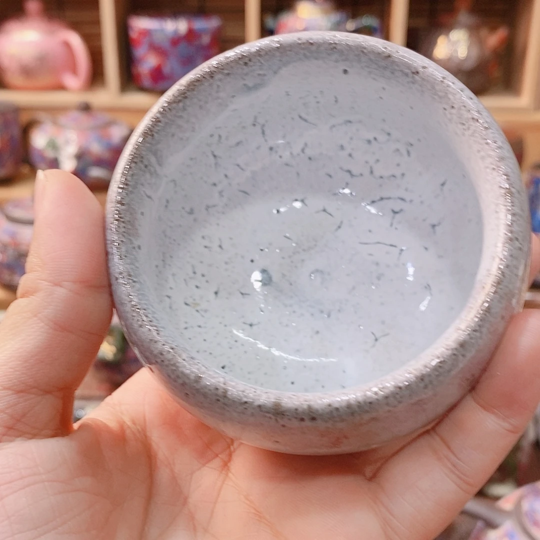 粗陶志野茶器柴烧