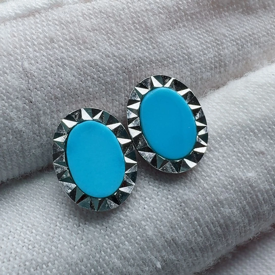 银S925镶嵌绿松石珠宝奇石