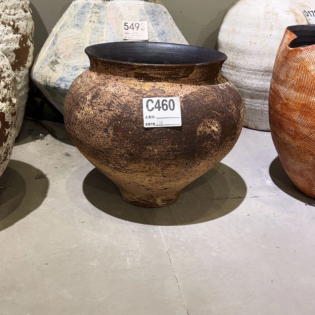 瓶C460高25口19陶瓷花瓶无孔