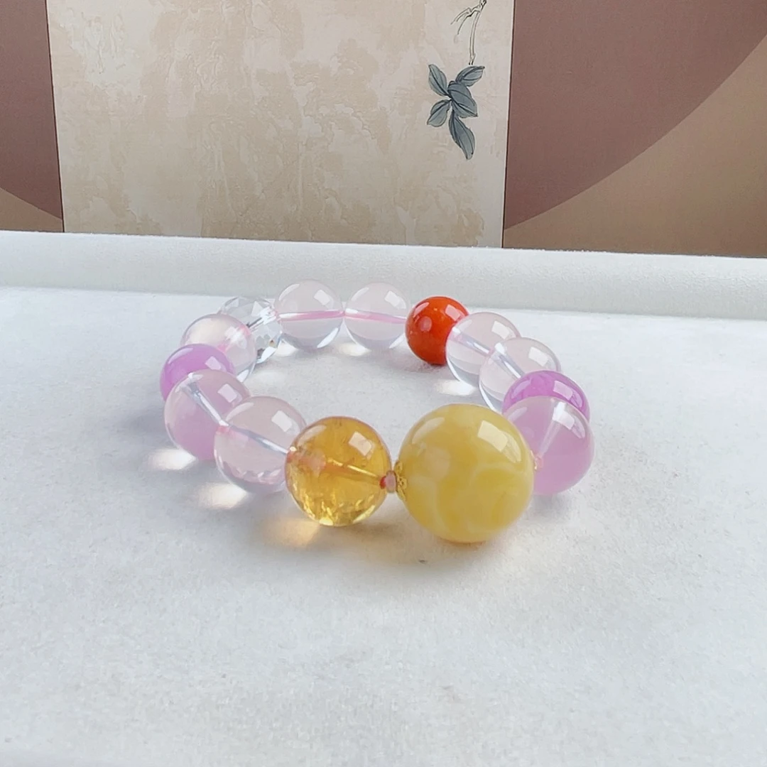 水晶手链未镶嵌多宝