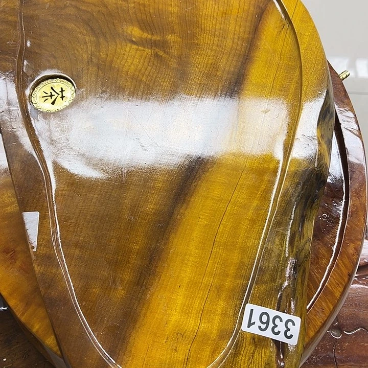 白玉菩提吊坠黄色3361