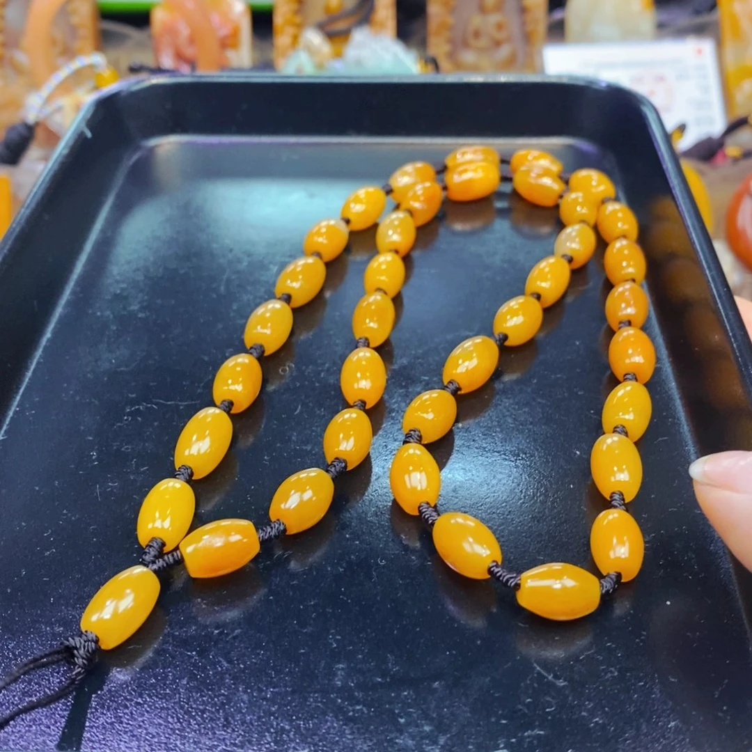 未镶嵌石英质玉（黄龙玉）吊坠(不含链)