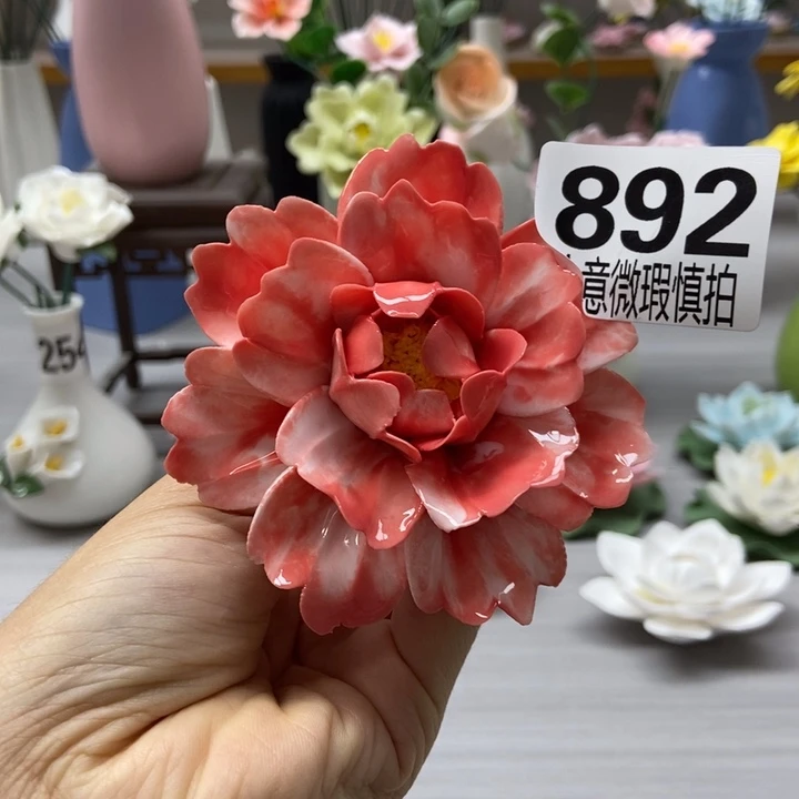 陶瓷手工制作陶瓷花