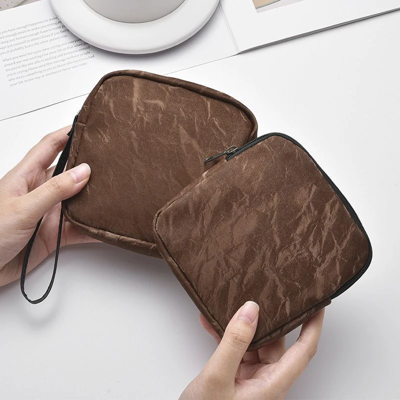 ins姨妈收纳少女大容量随身事包便携卫生巾学生化妆包卫生棉小包