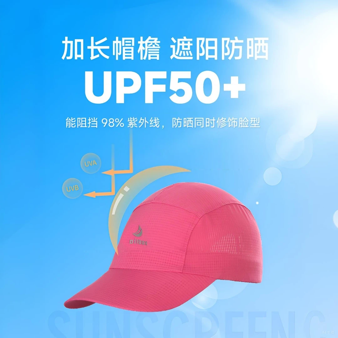 越野跑专业导汗帽透气速干男女棒球帽运动帽圆顶帽oilbox薄款