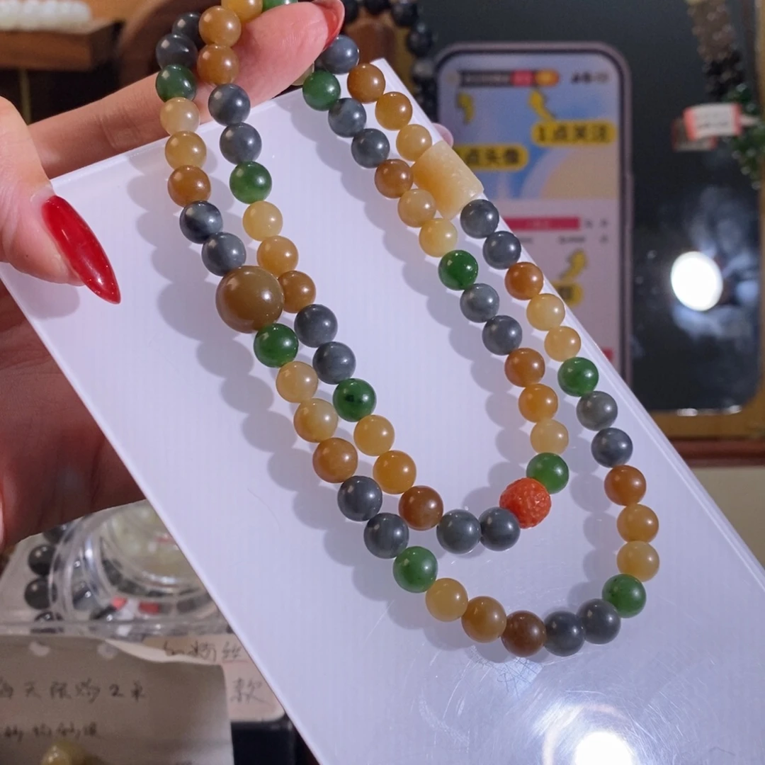 和田玉未镶嵌手链