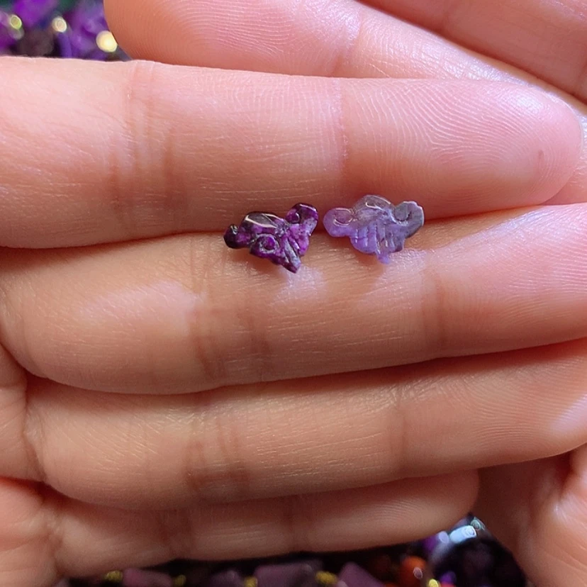 【闪购商品】苏纪石（舒俱来）耳钉银S925镶嵌微****?