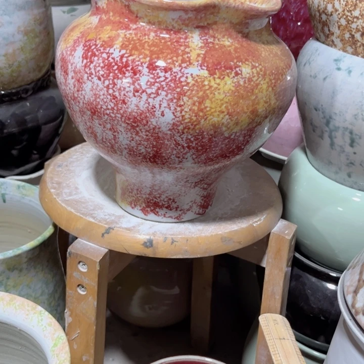 丫***咪瓷片口15高23 景德镇陶瓷