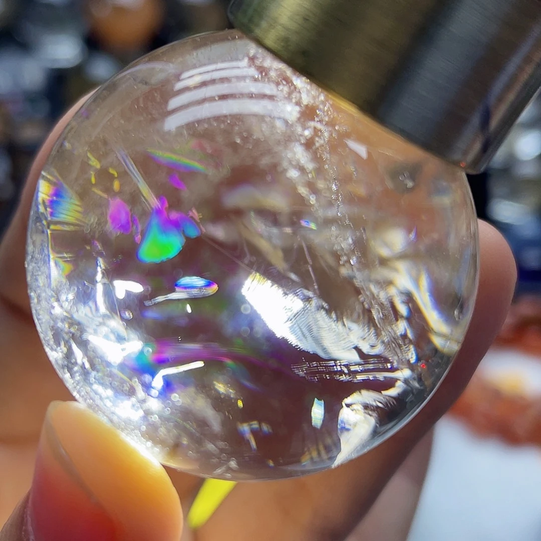水晶珠宝半成品未镶嵌天然水晶41mm