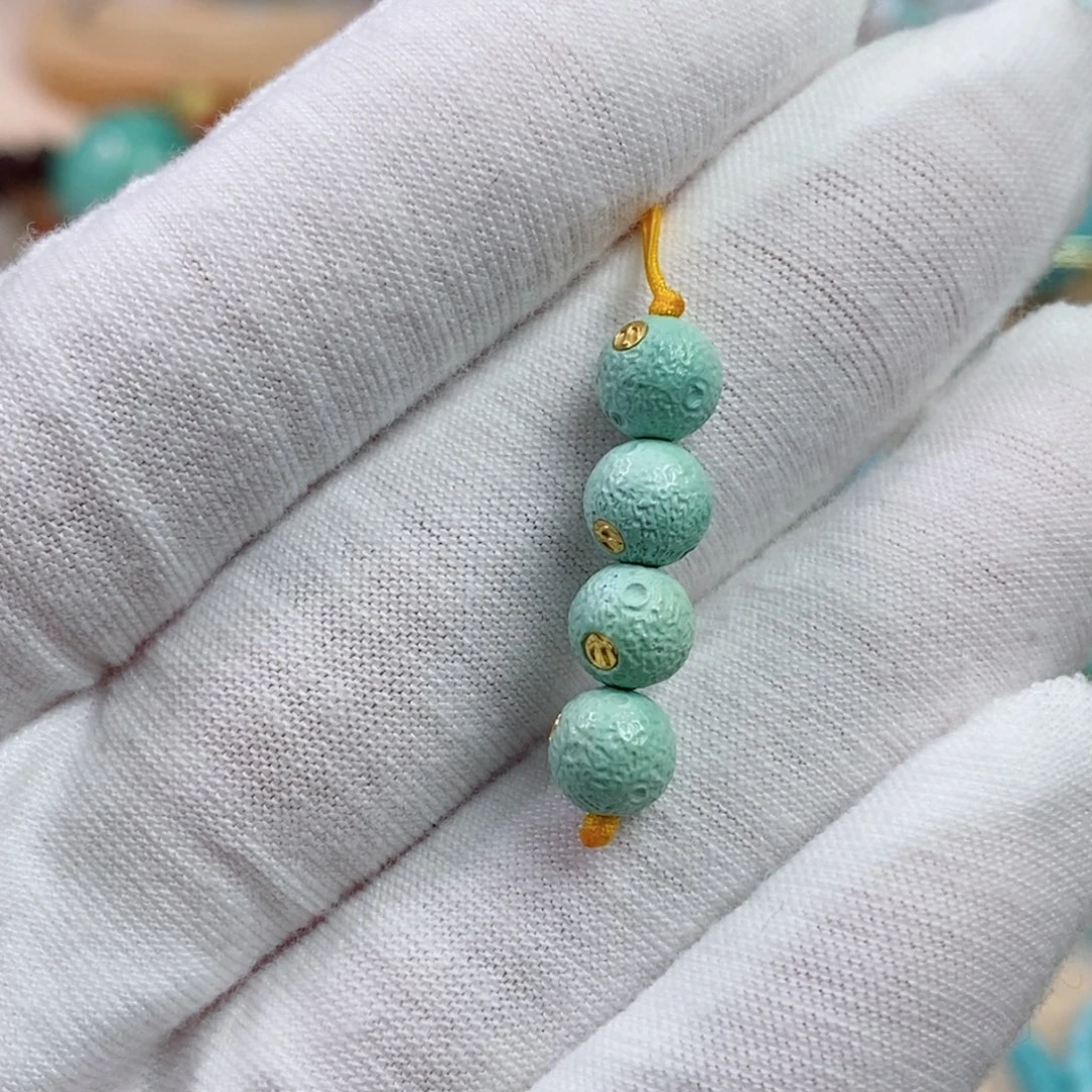 绿松石未镶嵌珠宝奇石6.5mm