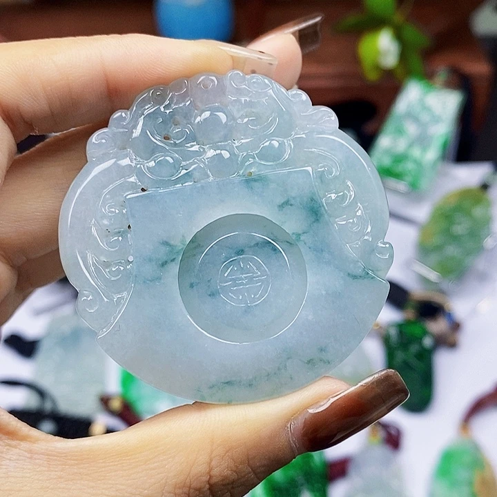 颈饰未镶嵌翡翠天然翡翠A 货