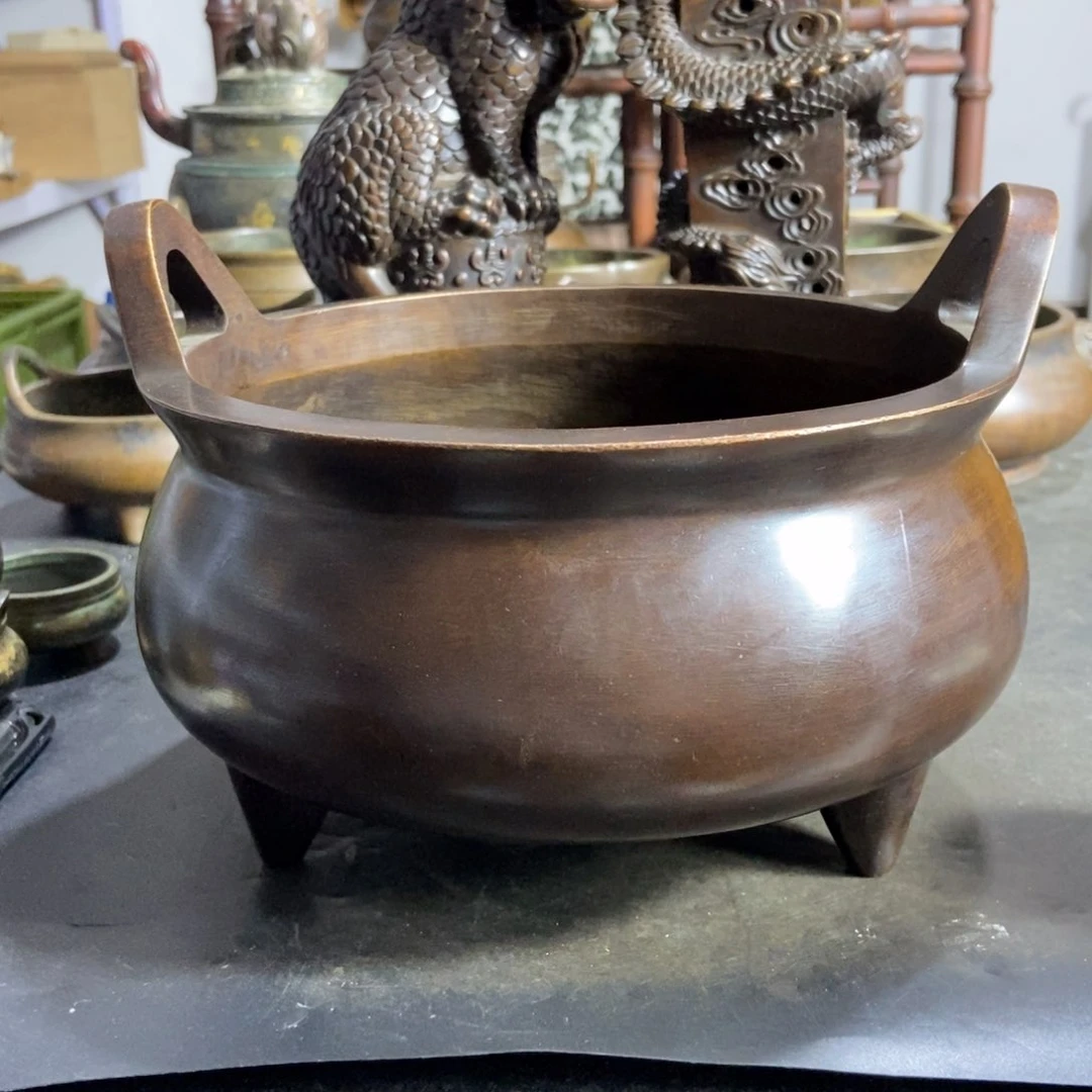 铜器工艺品摆件香炉材料