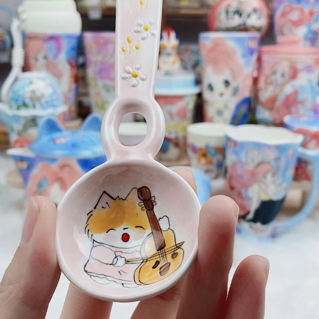 杯董董文创手绘陶瓷
