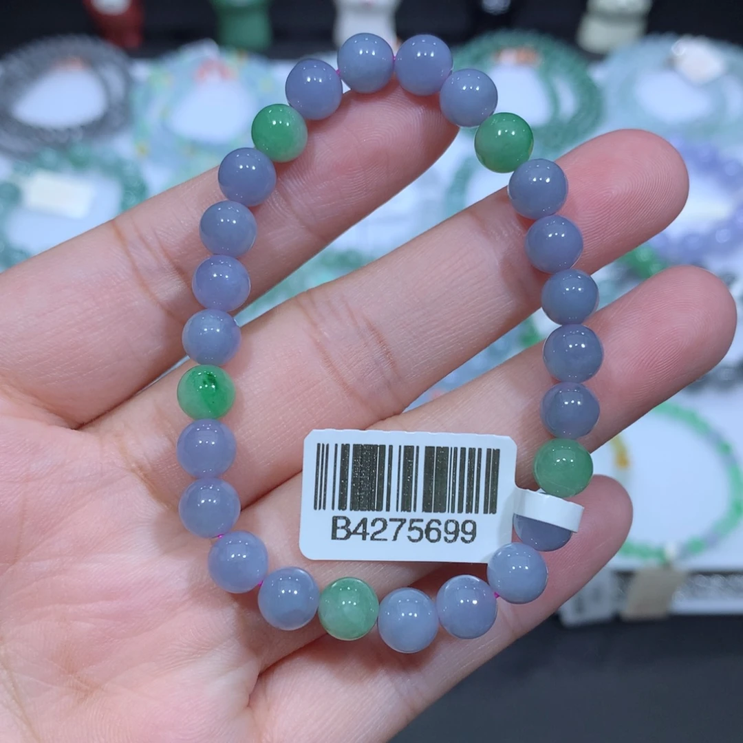 未镶嵌手串翡翠天然