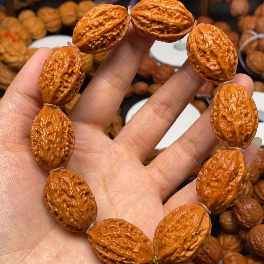 桃核手串小金桢，