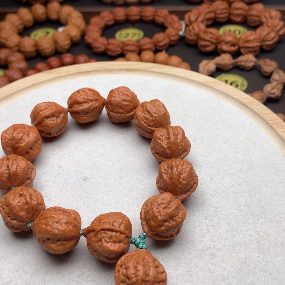 文玩核桃手串爱心粗筋