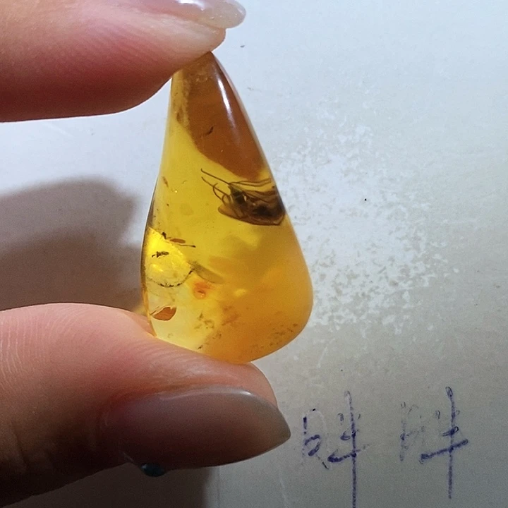 定制琥珀琥珀虫珀吊坠