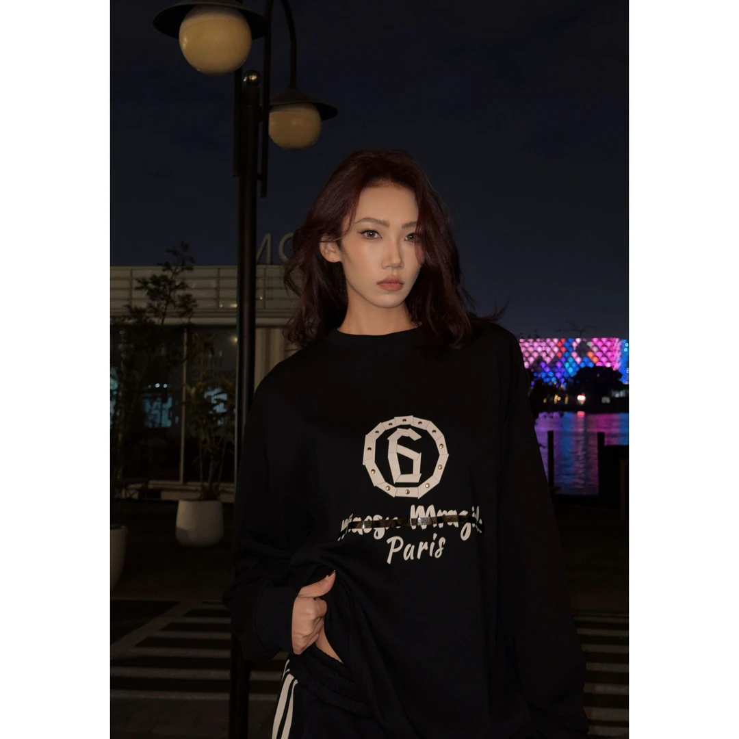 WGD【潮牌】字母休闲百搭早秋款卫衣男A319