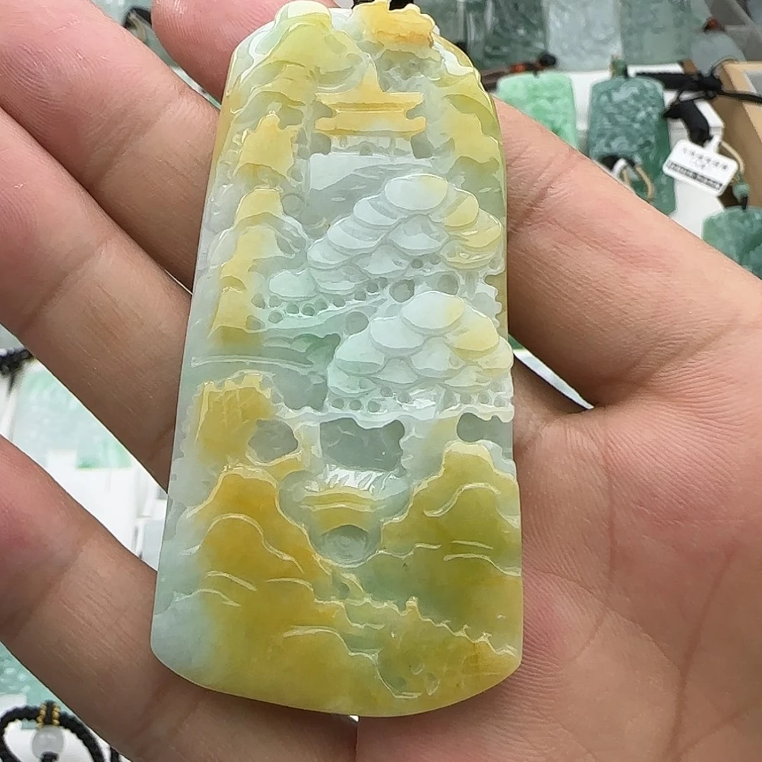 颈饰未镶嵌翡翠翡翠